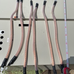 純銅ロープ約長さ110cmぐらい(6本まとめ)の画像