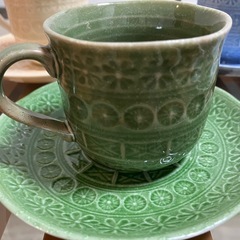 コーヒーカップ5色セット（未使用）の画像