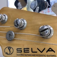 【中古楽器】   SELVA  ベース    ※フレットサビあり、ネックそりあり   音出し.音量調整◯の画像