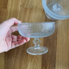 ※お値下げ / アンティーク風ガラスボウル　インテリア 小物入れの画像