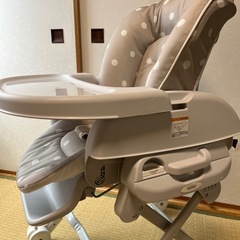 購入1年未満　カトージ スイングハイローラック　ピッコロ/ドットグレーの画像