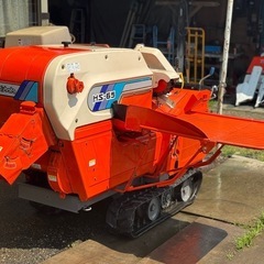 中古 kubota クボタ ハーベスター HS-65 自動脱穀機 自走式 ディーゼルエンジン EA7-MH  の画像