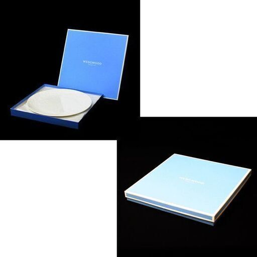 美品 大皿2枚セット STRAWBERRY AND VINE 1枚 WILD STRAWBERRY WHITE 1枚