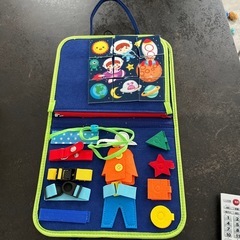 知育　ビジーボード　モンテッソーリの画像