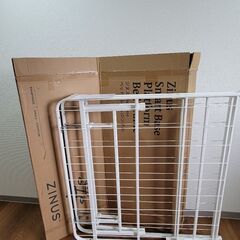 ZINUS スマートベース メタルパイプベッドフレーム SBBK、シングルの画像