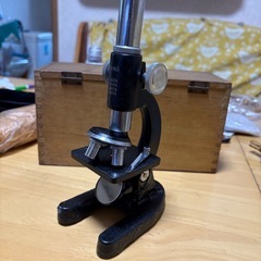 ０円！顕微鏡ジャンク品　お店等のオブジェとして　引き取りに来てく...