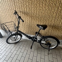 折りたたみ自転車 (☆) 手柄の折りたたみ自転車の中古あげます