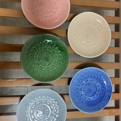 コーヒーカップ5色セット（未使用）の画像