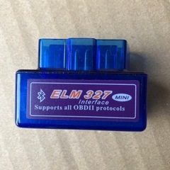 小型モデル OBDII 診断 ミニELM 327 V2.1 ブル...