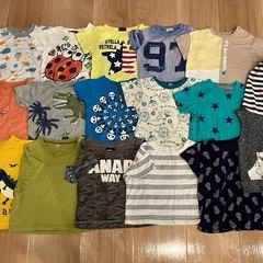 男の子🐞🐼🦖🐳 子供服 80センチ 半袖