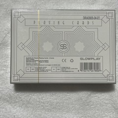 トランプ プラスチック100% ２デッキ ジャンボインデックス ポーカーサイズの画像