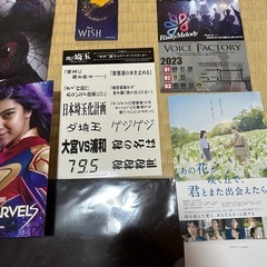映画館限定 ポストカードやパンフレットクリアケースフライヤーまとめての画像