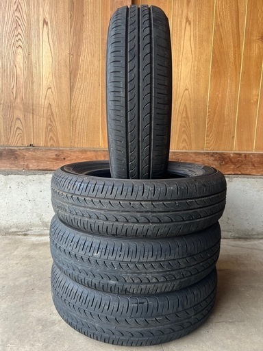 ノーマルタイヤ組み換え無料155/65R14 75S ヨコハマ　ブルーアース年製2024