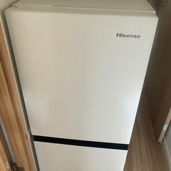 冷蔵庫　130リットル　2ドア　2022年購入　ハイセンス　の画像