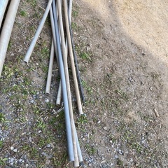 パイプ　外径34 内径27程度　4m位　一部まがりあり　まとめて