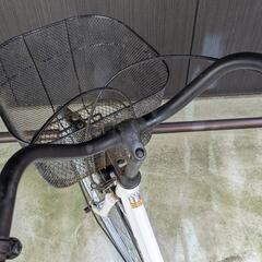 27インチ 自転車 ホワイトの画像