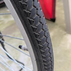 27インチ 自転車 ホワイトの画像