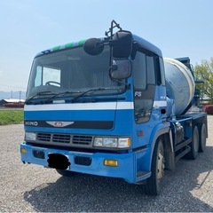 日野 ミキサー車 9.97㌧ 265,100キロ 四国⭐︎徳島