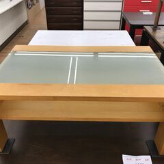 ★ジモティ割あり★  ガラステーブル  H40×W90×D55 ...