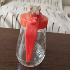 たれないハチミツ入れ　ガラス瓶　リユース品の画像