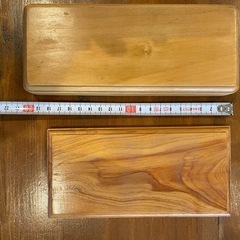 無垢材 木材 花台　2個セットの画像