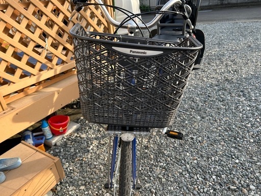 電動アシスト自転車 チャイルドシート付き 青　Panasonic