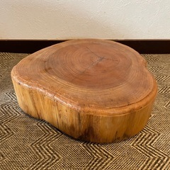 木製 不規則形状 花台　約30cm