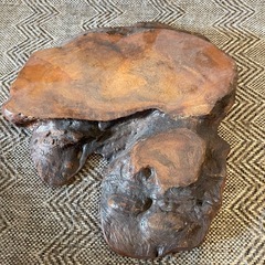 木製 自然木の花台　約20cm x 30cm