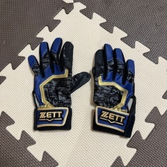 野球　バッティング手袋　ZETT 子ども用ジュニア の画像