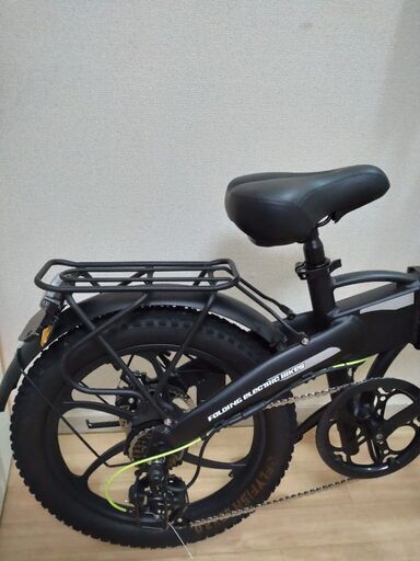 今ならほぼ即納！ 引取限定Flyfish電動アシスト自転車折りたたみ黒 (ありす 自転車本体