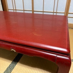 座卓　120×80×高さ32センチ　差し上げます（6月末まで）の画像