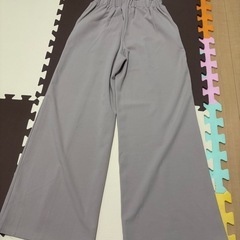 ベージュワイドパンツ　fifthの画像