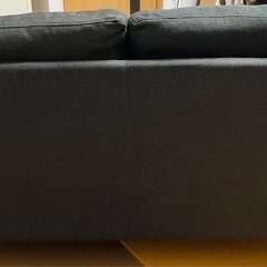 【お取引終了】グレー ソファ クッション付きの画像
