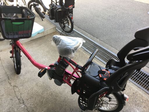 地域限定送料無料　パナソニック　ギュットミニ　子供乗せ　13,2AH　20インチ　ピンク　キッスミニ　ビッケポーラー　神戸市　電動自転車