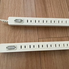
IKEA 電源タップ 延長コード 2本の画像