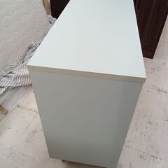 ★ジモティ割あり★ ベガコーポレーション 棚 ペールグリーン W90×D35×H70.5 クリーニング済み TC8279の画像