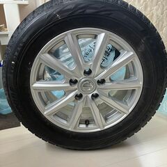 日産ティアナ純正アルミホイル+タイヤ4本セットの画像