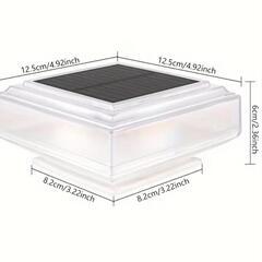 未使用品　太陽光充電式LED　明暗センサー 　門柱等に　の画像