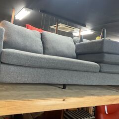 カウチソファ　グレー