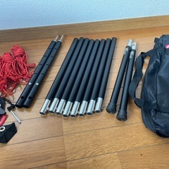 テントポール　二又化パーツ付き