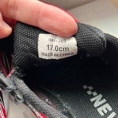 室内　子供　キッズ　スニーカー　シューズ　17センチの画像