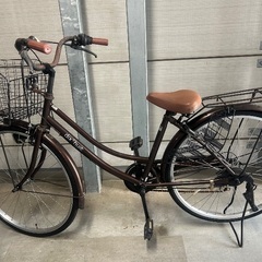 中古自転車】26インチ シティサイクル（dix huit）ブラウ...