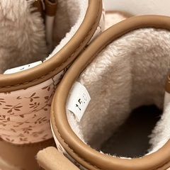 子供　キッズ　ブーツ　15センチ　花柄の画像