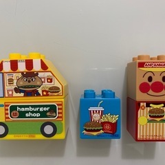 アンパンマン　ブロックワゴン＋色々セットの画像