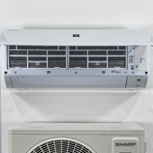 シャープ 6畳用 ルームエアコン 2024年製 工事費込み #1320 (sk
