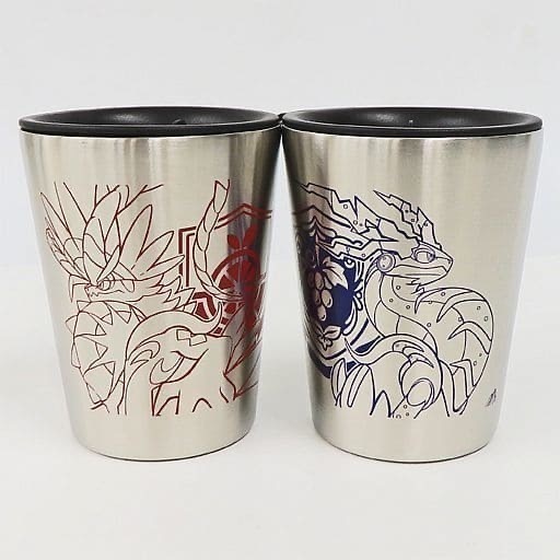 【未開封】【セット売り】ポケモンスカバイ イオン早期購入特典 タンブラー全二種 ＋ ポケモンアルファサファイア イオン早期購入特典 シール セット売り