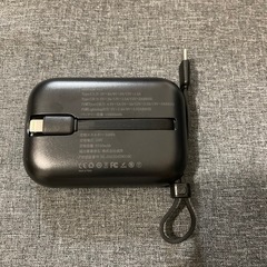 ⭐️PD30W対応 モバイルバッテリー 15000mAh Type-C +Lightningケーブル内蔵 新品未使用⭐️の画像