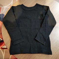 FOインターナショナル　サイズ120 黒色の可愛いリブTシャツ🙋💮👕
