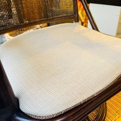 【武蔵小山店】 A ラタン　籐家具　回転椅子　回転イス　回転チェア　回転　イージーチェア　検　カザマ　kazama    座椅子 の画像
