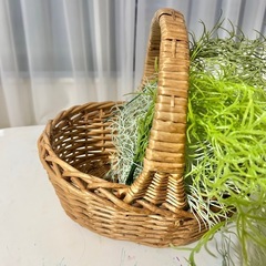 【取引予定】北欧雑貨⑬ フェイクグリーンとカゴの画像